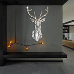 Load image into Gallery viewer, 3D Mirror Wall Stickers Deer Head Mirror Sticker - BestShop
