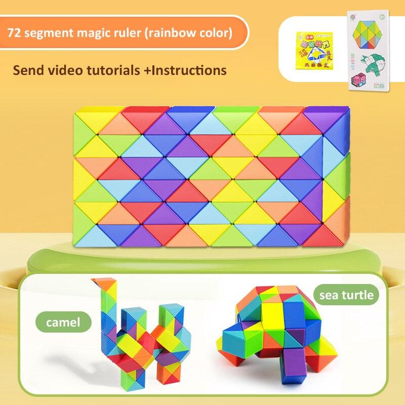 3D Puzzle Fidget Transformable Cube Kid Education Toys - BestShop