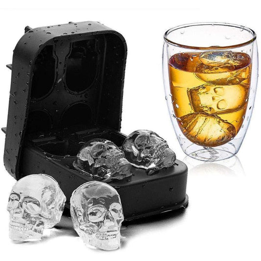 3D Skull Silicone Ice Cube Tray - BestShop