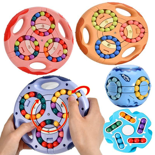3In1 Kids Rotating Magic Beans Fingertip Cube Puzzles - BestShop
