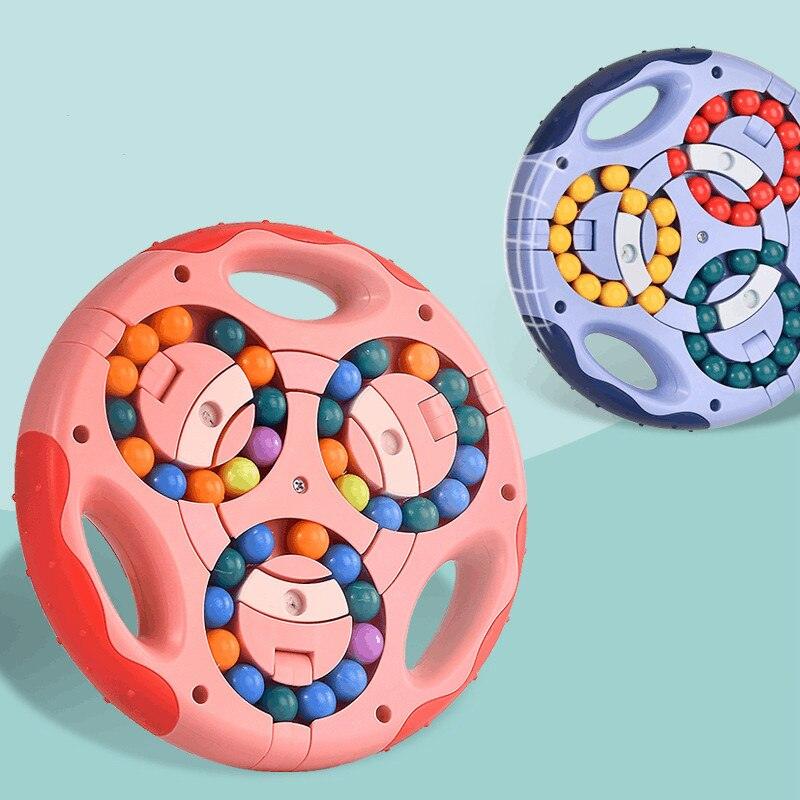 3In1 Kids Rotating Magic Beans Fingertip Cube Puzzles - BestShop