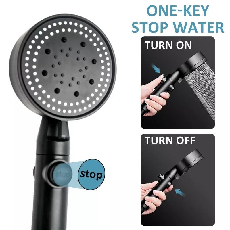 5 Modes Adjustable Shower Head High Pressure - BestShop