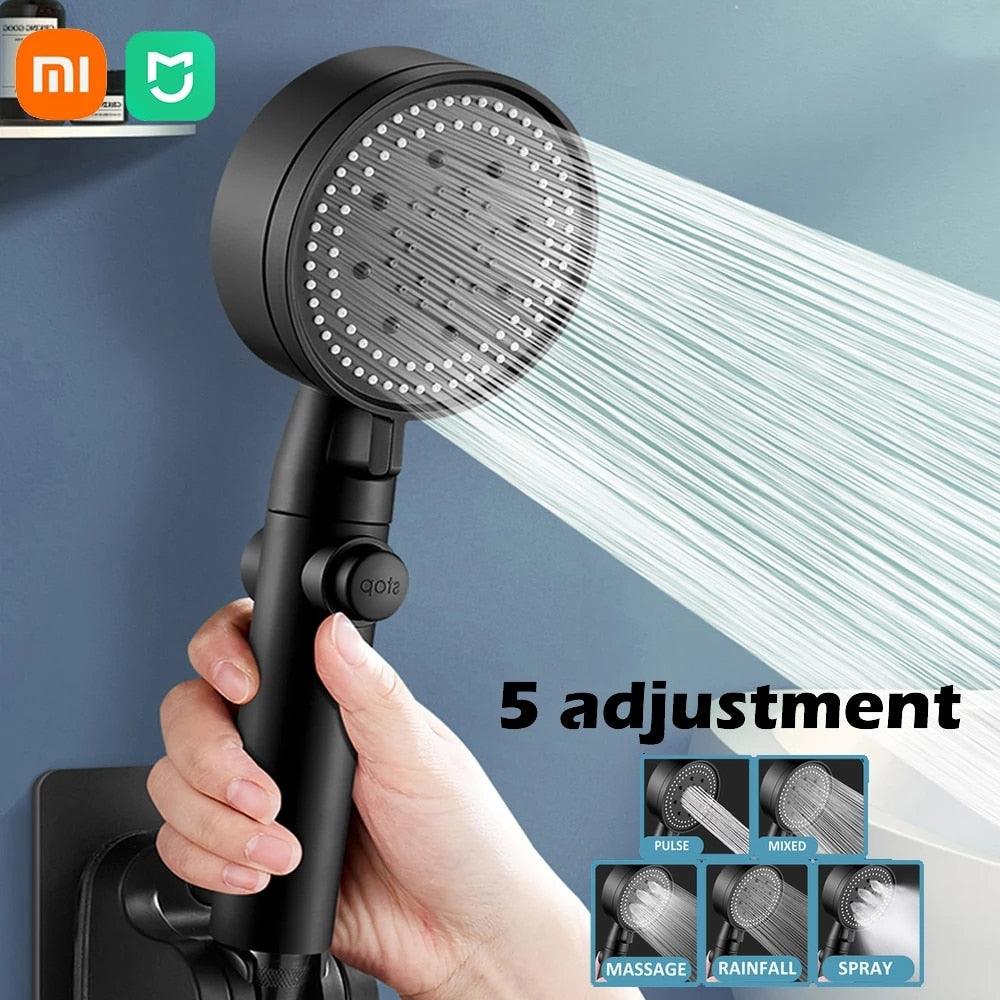 5 Modes Adjustable Shower Head High Pressure - BestShop