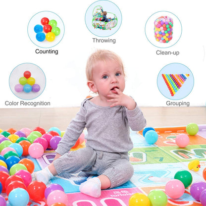 50Pcs Baby Plastic Balls Water Pool Ocean Wave Ball - BestShop