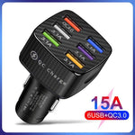 Load image into Gallery viewer, 6 USB Multi-function QC3.0 15A Car Fast Charger - BestShop