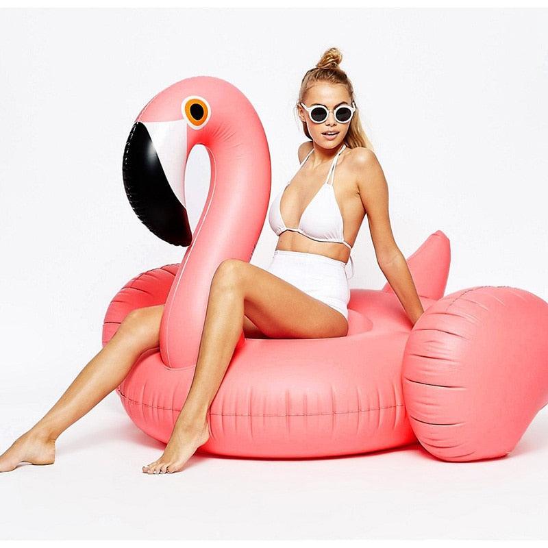 60 Inches Giant Inflatable Rose Gold Flamingo - BestShop
