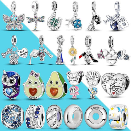 925 Sterling Silver Dangle Charms - BestShop