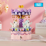 Load image into Gallery viewer, 974 PCS Ferris Wheel Carousel Music Box Building Set - BestShop
