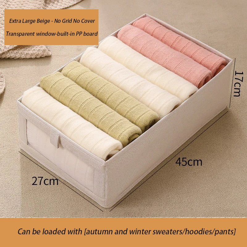 1Pcs Pants Storage Box Clothes Organizers