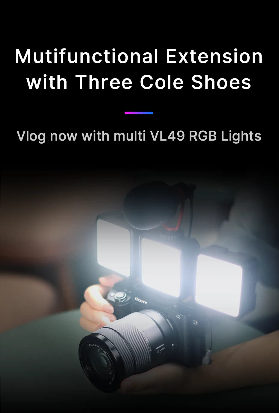 Ulanzi VL49 Full Color RGB LED Video Light