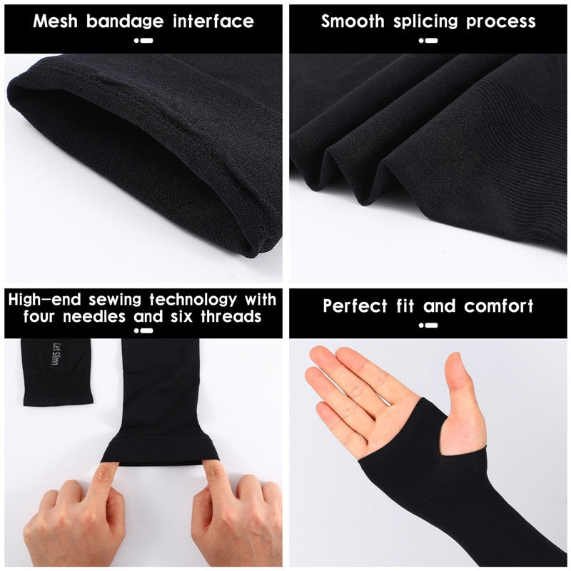 Arm Sleeves Ice Fabric Breathable Quick Dry - BestShop