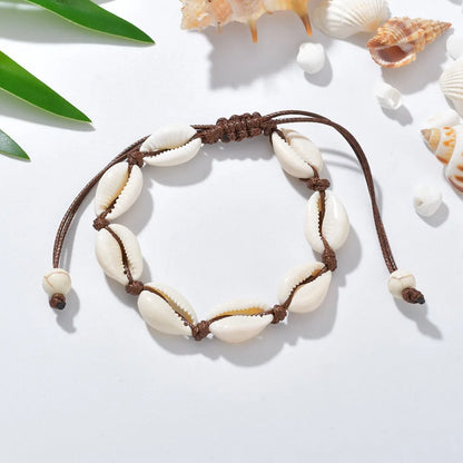 Bohemian Natural Sea Shell Charm Bracelets