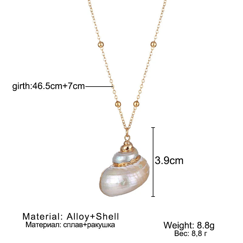 Bohemia Conch Shells Necklace
