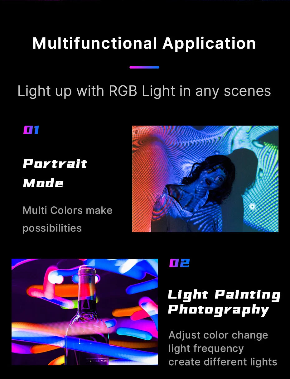 Ulanzi VL49 Full Color RGB LED Video Light
