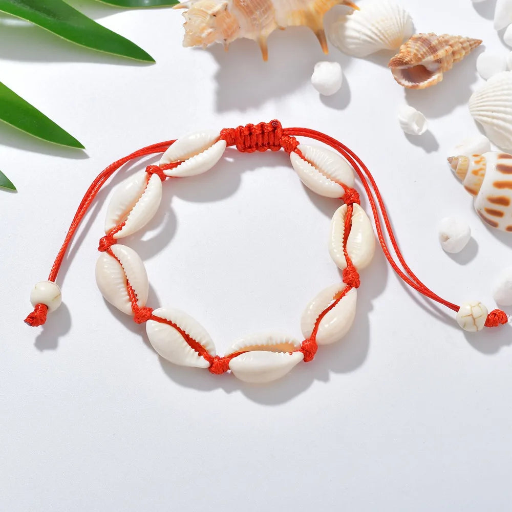 Bohemian Natural Sea Shell Charm Bracelets
