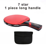 Load image into Gallery viewer, Professional Tennis Table Racket Short Long Handle Carbon Blade Rubber - BestShop