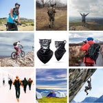Load image into Gallery viewer, 3D Skull Summer Hanging Ear Triangle Scarf
