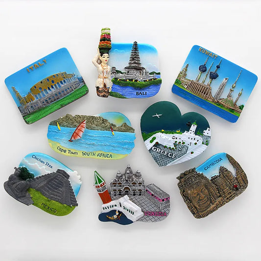 3D fridge magnets refrigerator