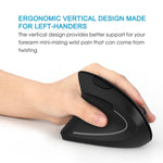Load image into Gallery viewer, CHYI Ergonomic Vertical Mouse 2.4G Wireless Right Left Hand - BestShop
