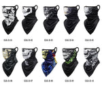 Load image into Gallery viewer, 3D Skull Summer Hanging Ear Triangle Scarf
