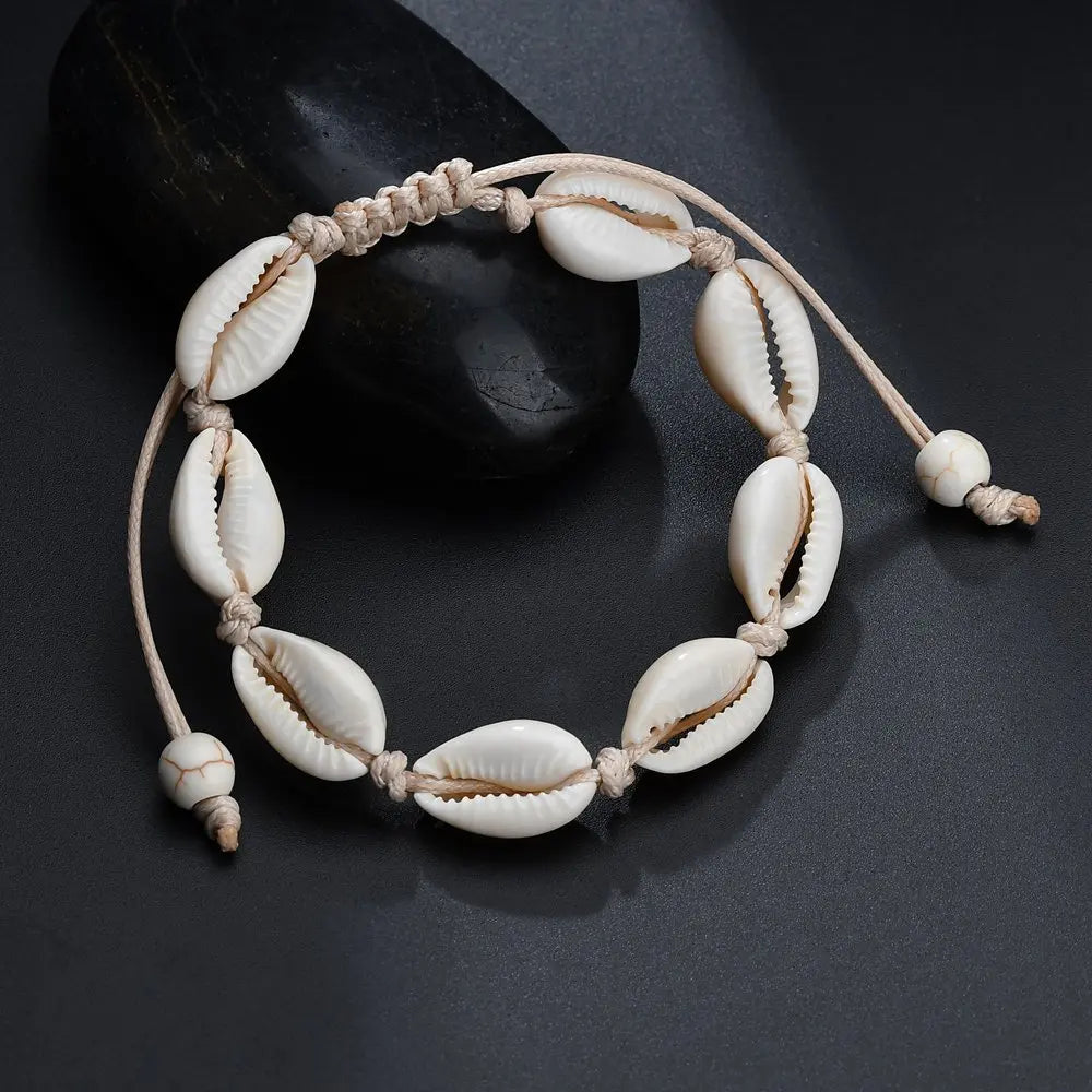 Bohemian Natural Sea Shell Charm Bracelets