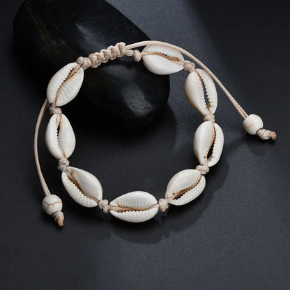 Bohemian Natural Sea Shell Charm Bracelets