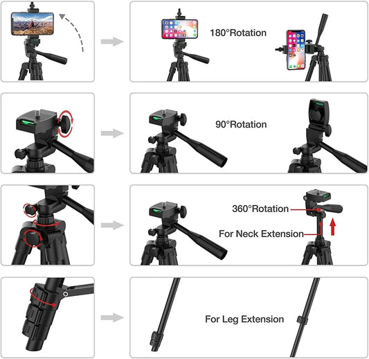 DSLR Flexible Tripod Extendable Stand