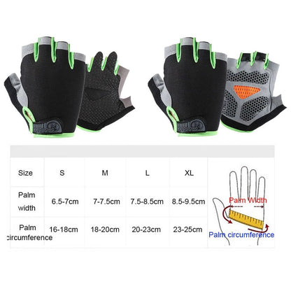Cycling Anti-slip Anti-sweat Half Finger Gloves - BestShop
