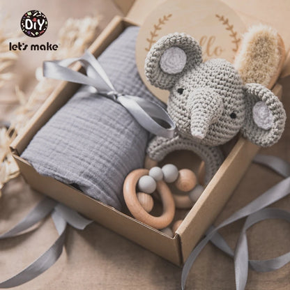 Baby Bath Towel Cotton Blanket Brush Gift Products