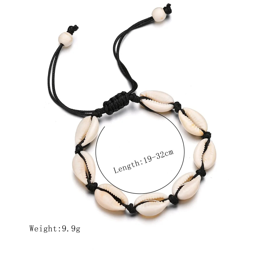Bohemian Natural Sea Shell Charm Bracelets