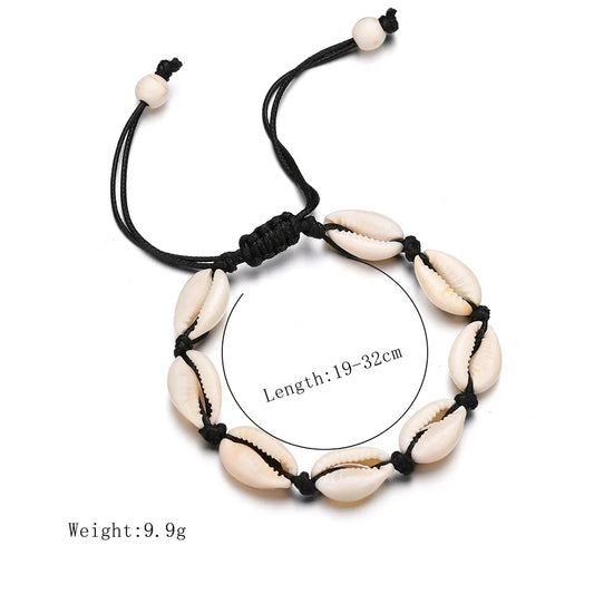 Bohemian Natural Sea Shell Charm Bracelets
