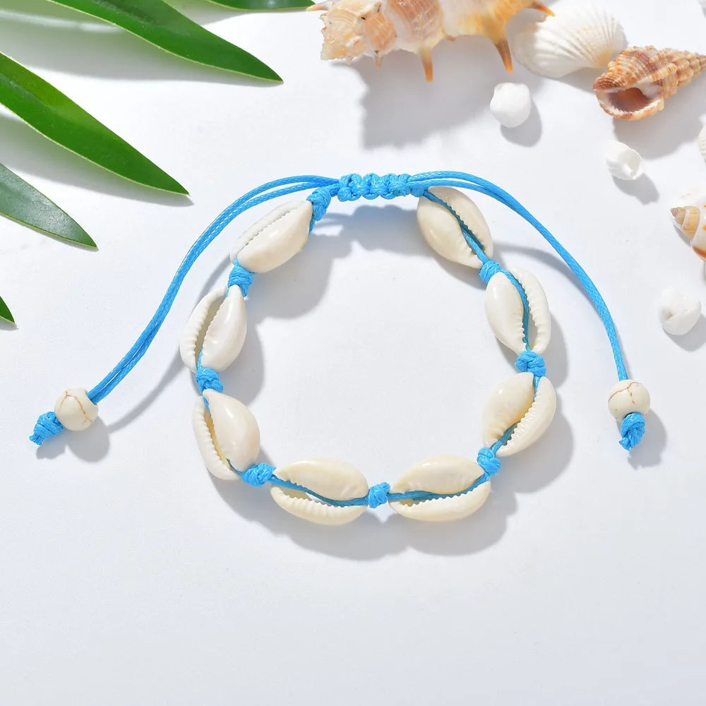 Bohemian Natural Sea Shell Charm Bracelets