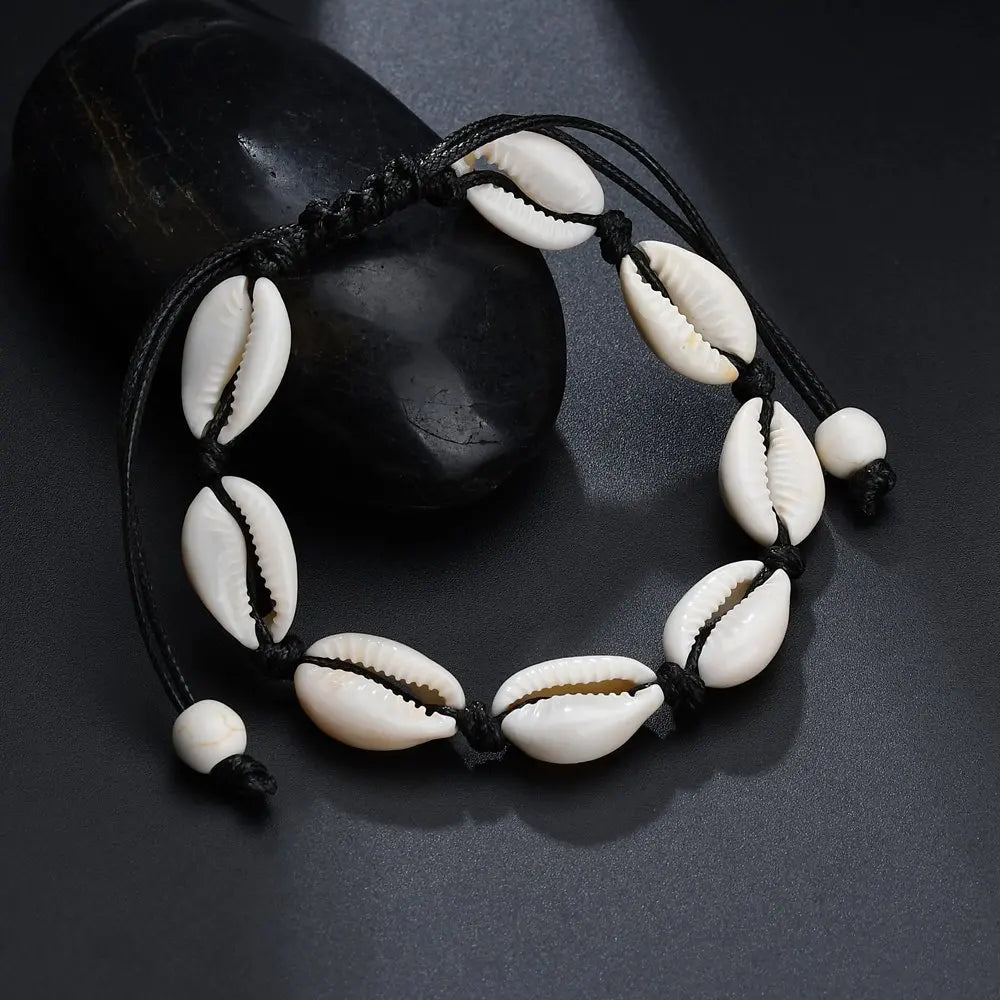 Bohemian Natural Sea Shell Charm Bracelets