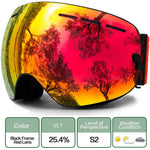 Load image into Gallery viewer, Ski Goggles,Winter Snow Sports Goggles with Anti-fog UV Protection for Men Women Youth Interchangeable Lens - Premium Goggles - BestShop
