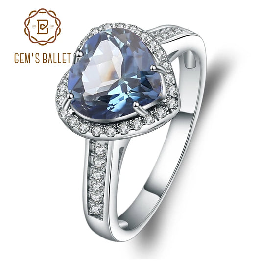 Heart-Shaped Iolite Ring