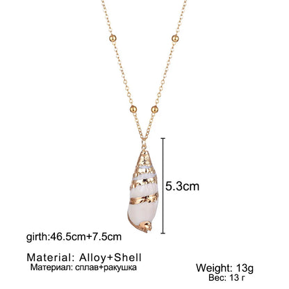 Bohemia Conch Shells Necklace