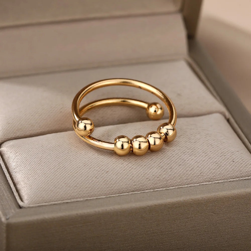 Anxiety Ring Beads Rings