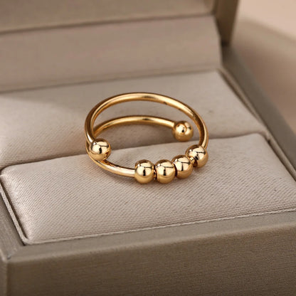 Anxiety Ring Beads Rings
