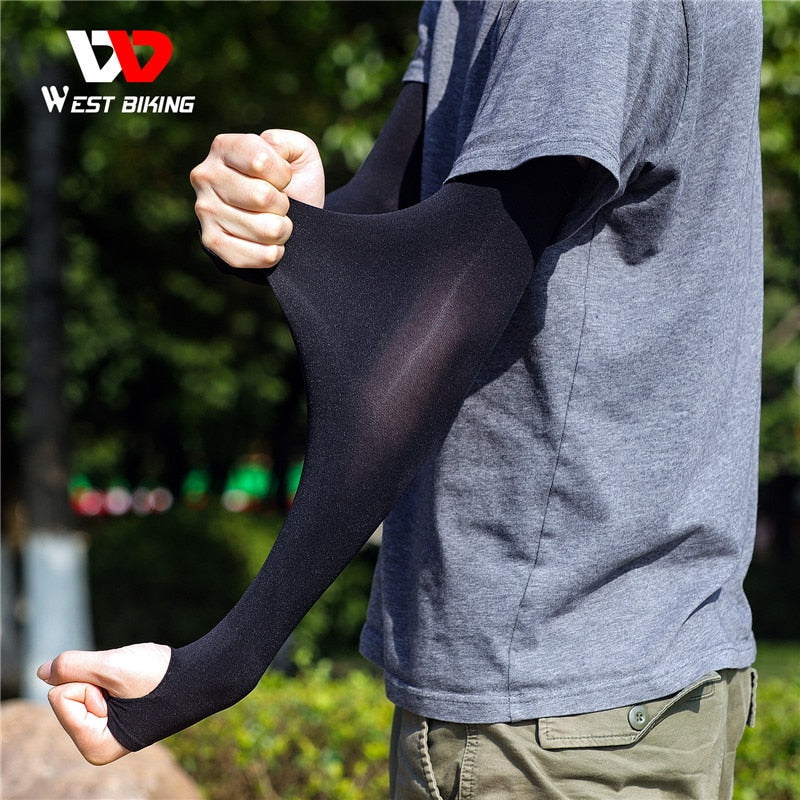 Arm Sleeves Ice Fabric Breathable Quick Dry - BestShop