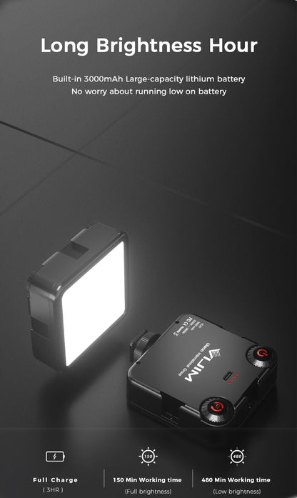 VIJIM LED Camera Light Lamp Photography