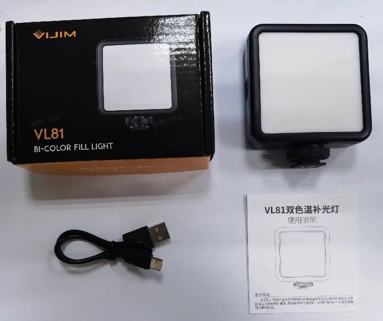 VIJIM LED Camera Light Lamp Photography
