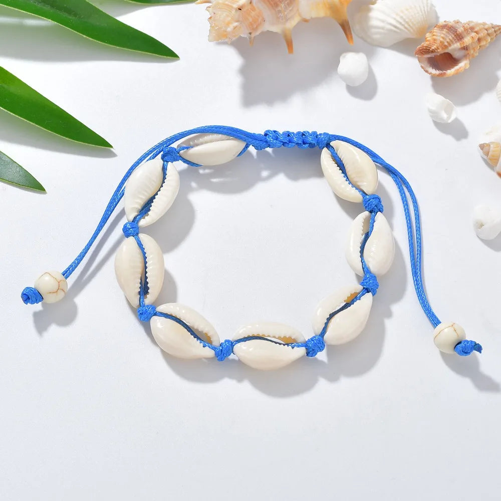 Bohemian Natural Sea Shell Charm Bracelets