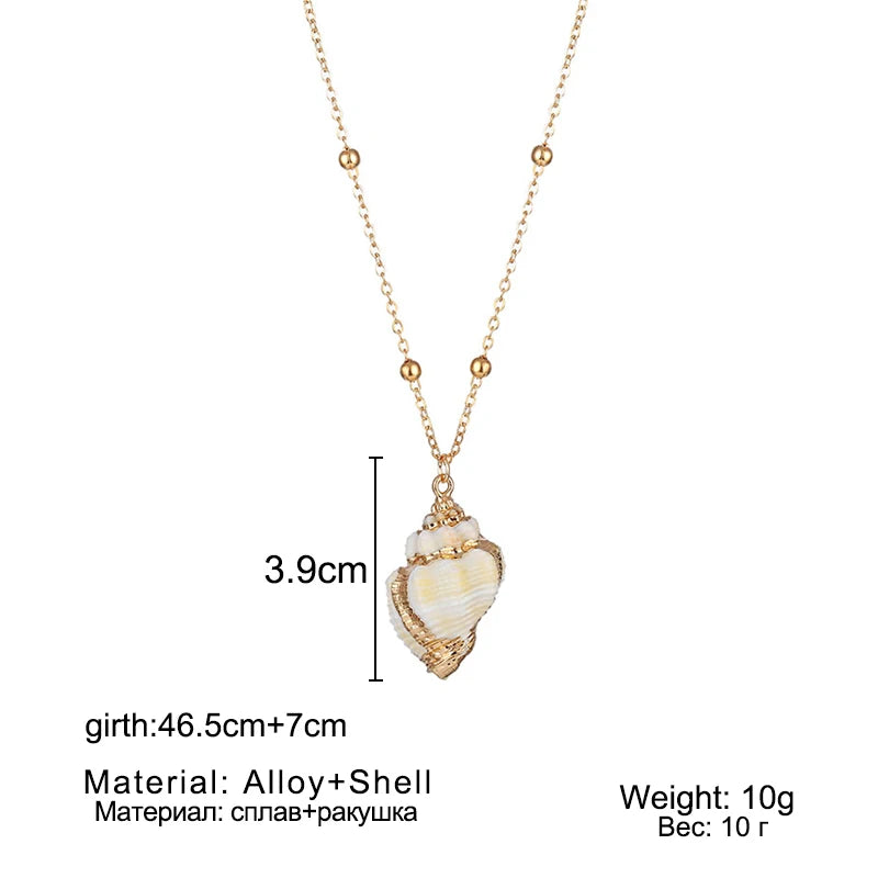 Bohemia Conch Shells Necklace
