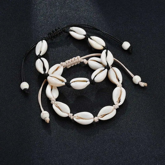 Bohemian Natural Sea Shell Charm Bracelets