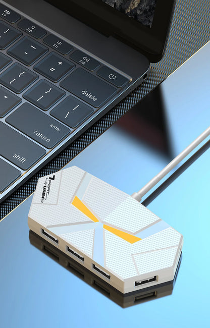 7-port Compatible USB2.0 Expansion Splitter