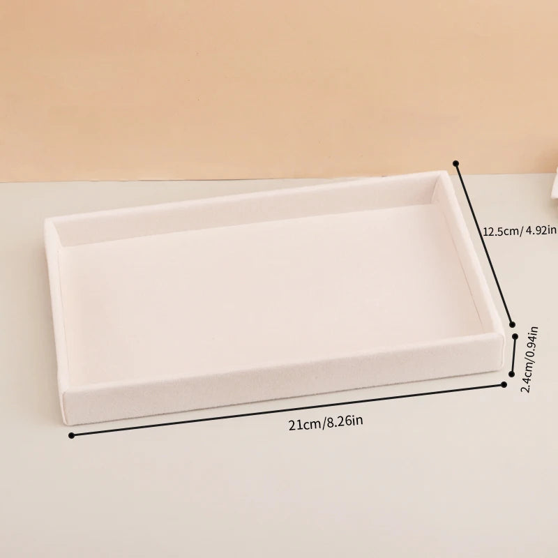 Velvet Jewelry Tray Storage Drawer
