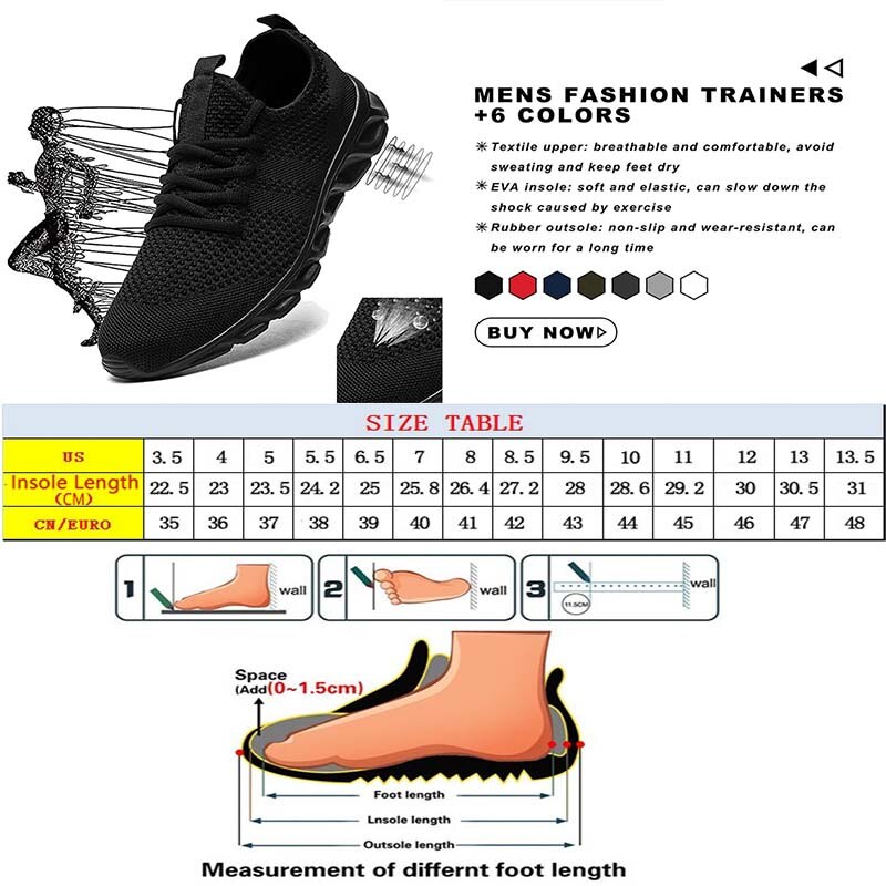Men Casual Sport Shoes Light Sneakers - BestShop