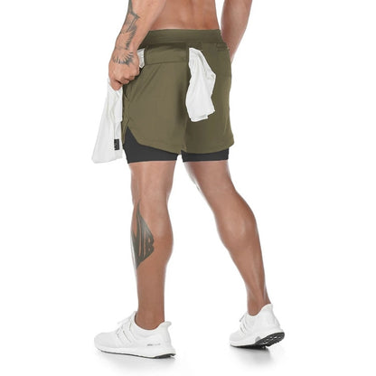 Camo Running Shorts Men Gym Sports Shorts - BestShop