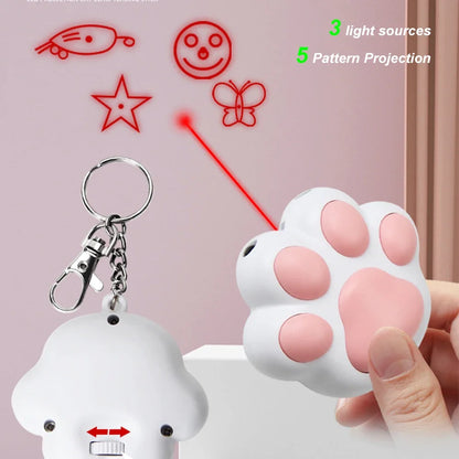 Multi-pattern Rechargeable Cat Laser Toy