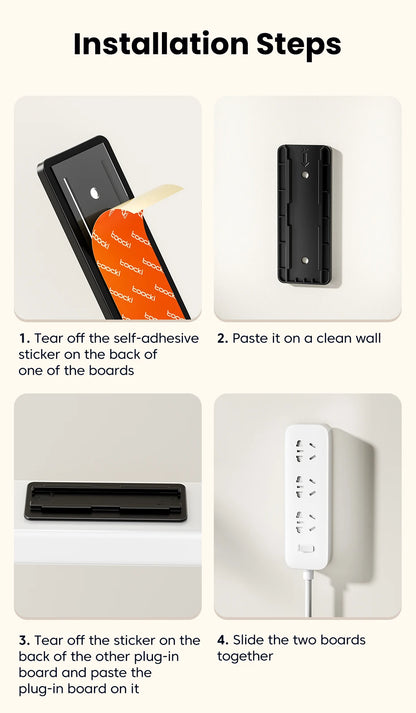 Self-Adhesive Power Socket Strip